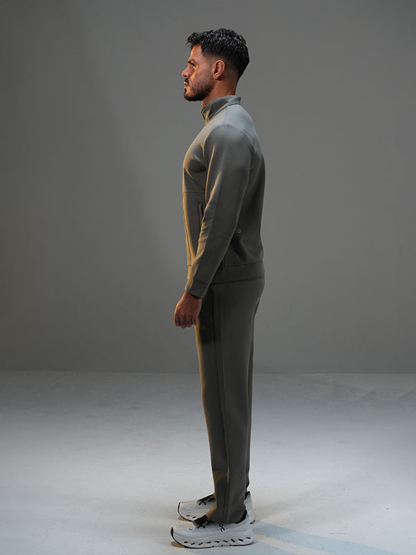 Set Jacket with Straight Leg Pant