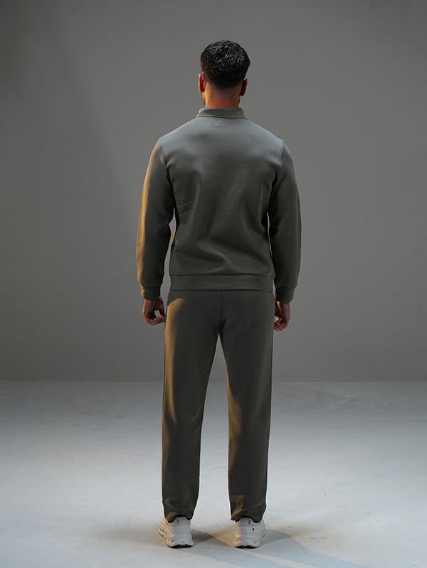 Set Jacket with Straight Leg Pant