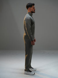 Set Jacket with Straight Leg Pant