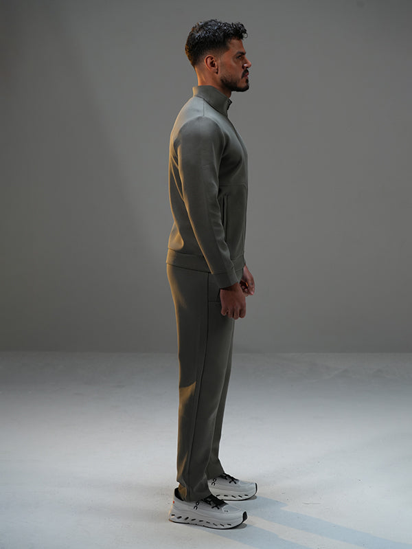 Set Jacket with Straight Leg Pant
