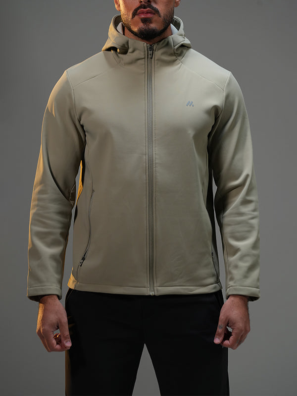 Polyester Set Jacket with Straight Leg Pant