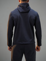 Polyester Set Jacket with Straight Leg Pant