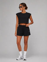 Set Oversized Crop Top With Short