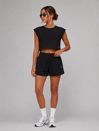 Set Oversized Crop Top With Short