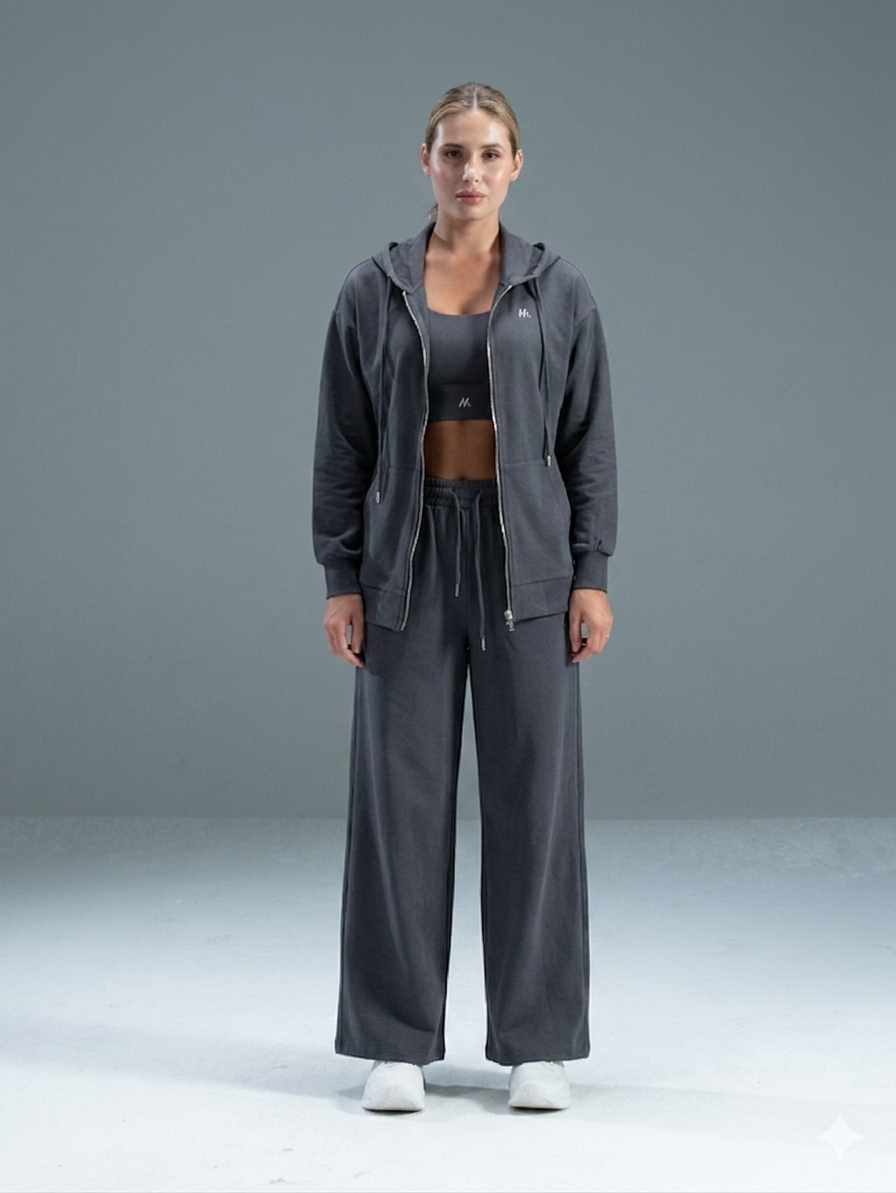 Set Wide Leg Pants and Jackets