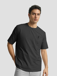 Polyester Zip Pocket T-Shirt