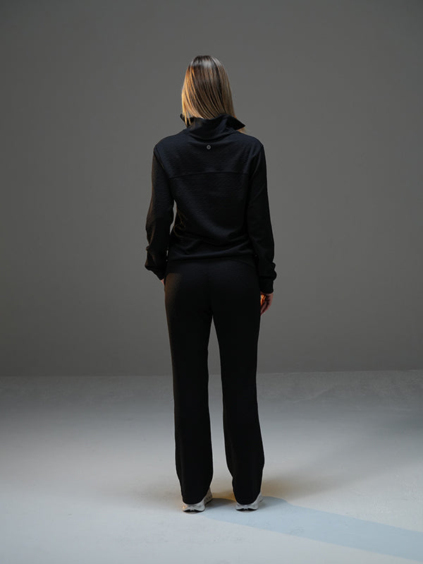 Set Jacket with Wide Leg Pant