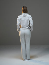 Set Jacket with Wide Leg Pant