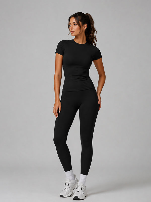 Set Slim-Fit Shirt With Legging