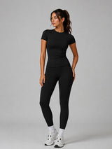 Set Slim-Fit Shirt With Legging