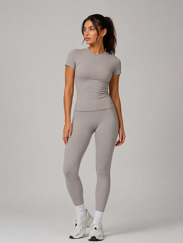 Set Slim-Fit Shirt With Legging