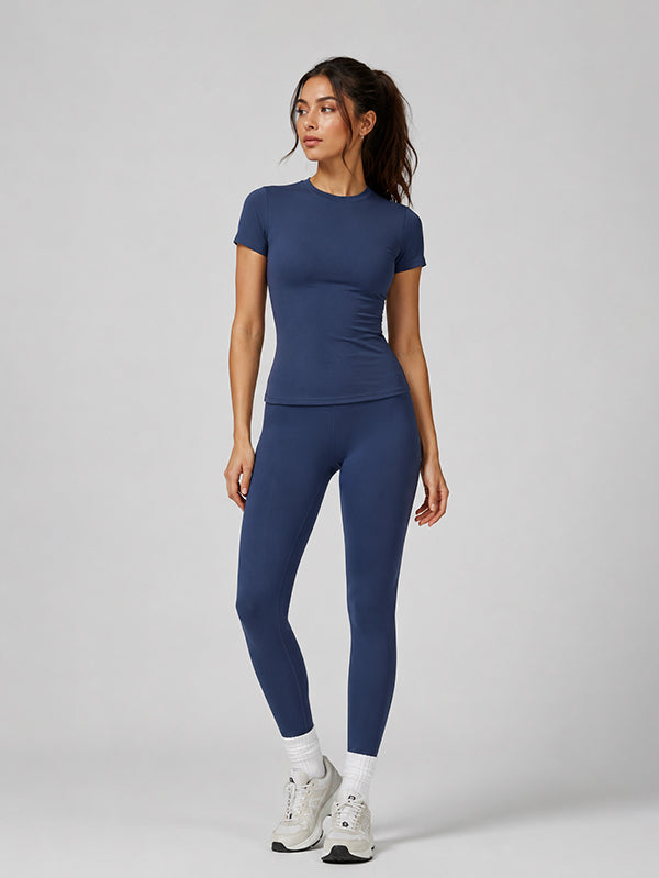 Set Slim-Fit Shirt With Legging