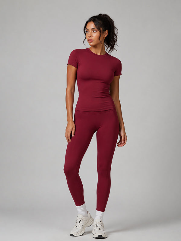 Set Slim-Fit Shirt With Legging