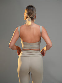 Set Crop Top With Flare Pant