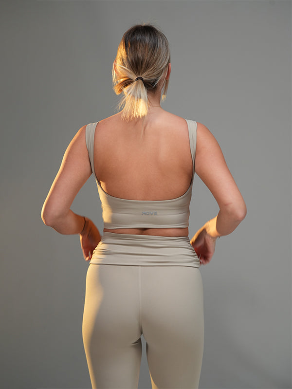 Set Crop Top With Flare Pant