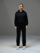 Set Casual Cropped Hoodie with pant