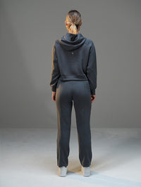 Set Casual Cropped Hoodie with pant