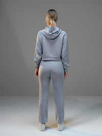 Set Casual Cropped Hoodie with pant