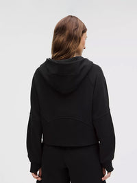 Cropped Full-Zip Hoodie