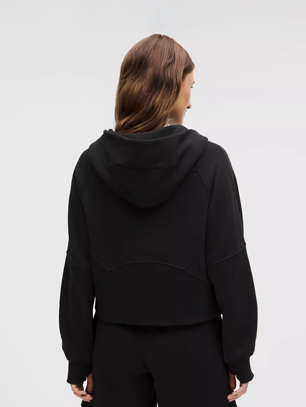 Cropped Full-Zip Hoodie