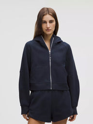 Cropped Full-Zip Hoodie