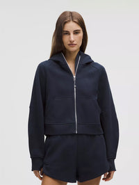Cropped Full-Zip Hoodie