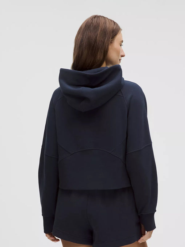 Cropped Full-Zip Hoodie