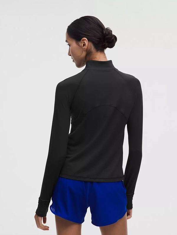 Classic-Fit Half Zip Long Sleeve
