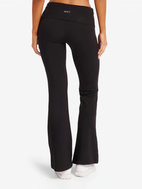 Set Halter Tie Tank With Flare Pant