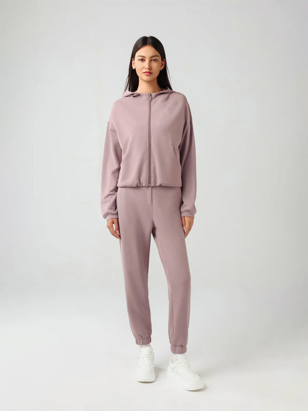 Set Cropped Jacket with Jogger Pant