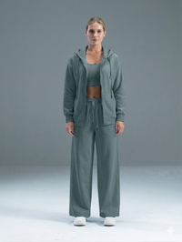 Set Wide Leg Pants and Jackets