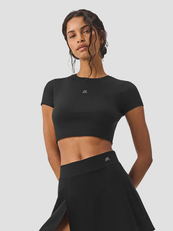 Cropped Short Sleeve