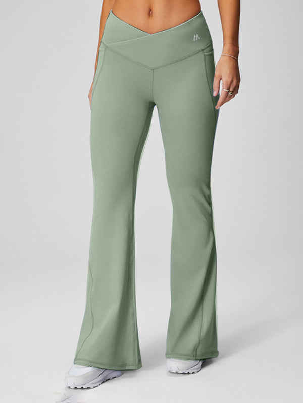 Crossover Super-High-Rise Flared Pant