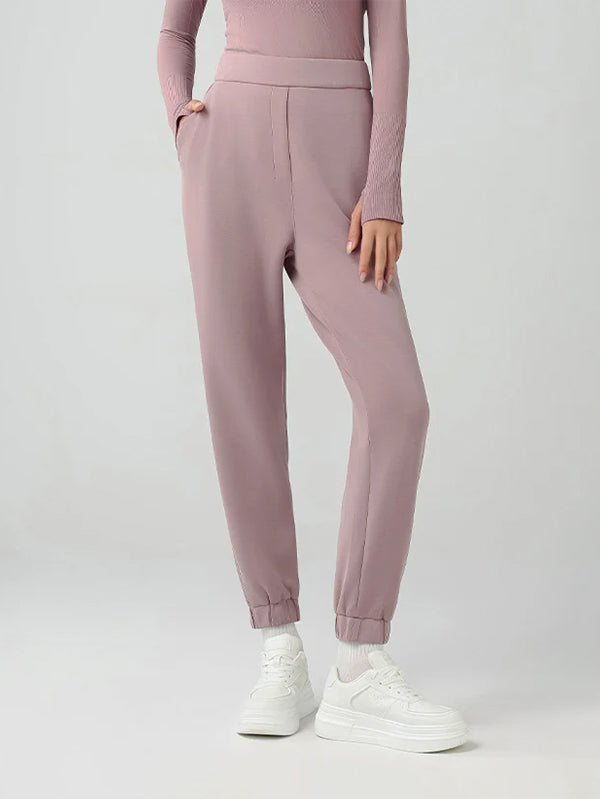 HIGH WAISTED LOOSE RUNNING CASUAL SWEATPANTS
