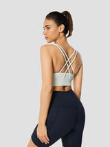Sports Bras with Cross Back