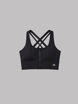 Set Zip-Front Sculpt Bra Top with Short